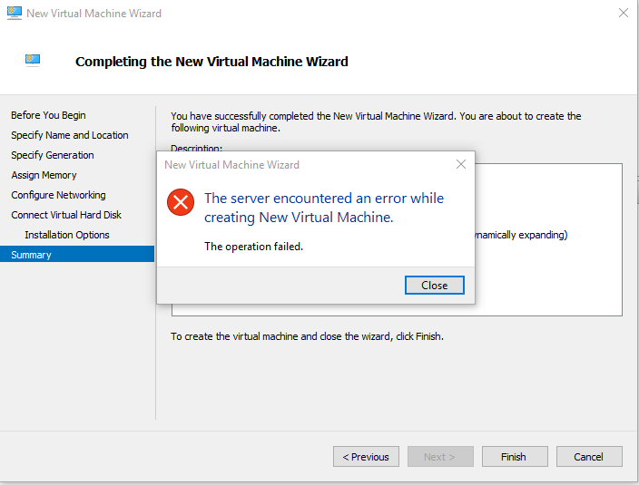 The Virtualization Infrastructure Driver Vid Is Not Running